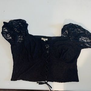 Loralette Brand Women’s Plus Lace Top Sz 18